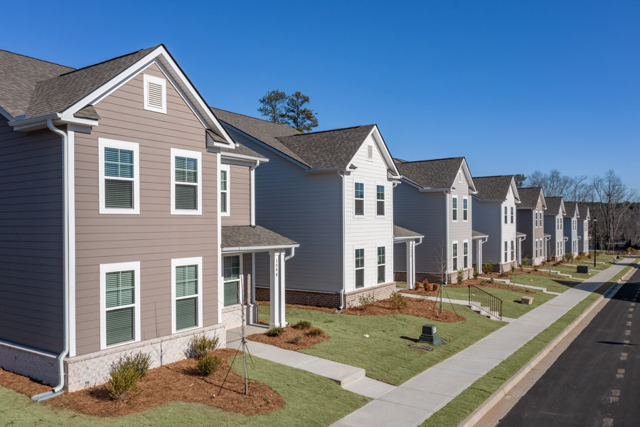 single family home front exterior